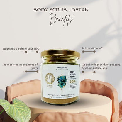 Body Scrub 100% Natural - Detan - Curl Cure