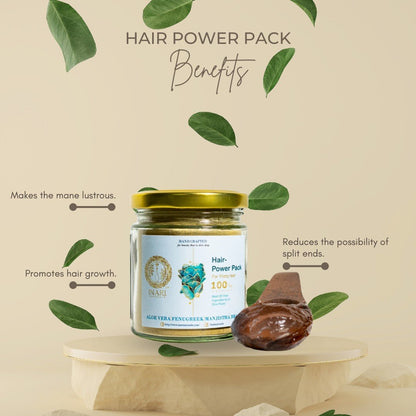 Hair- Power Pack - 100% Natural - Curl Cure