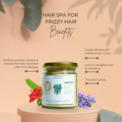 Hair Spa- For Frizzy Hair - 100% Natural - Curl Cure