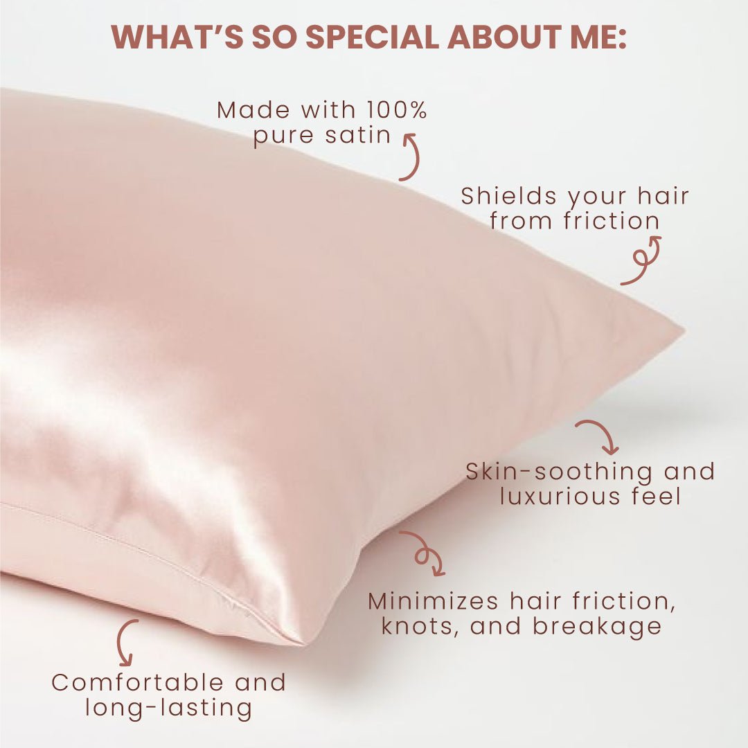 Satin Pillowcase - #CurlProtection - Curl Cure
