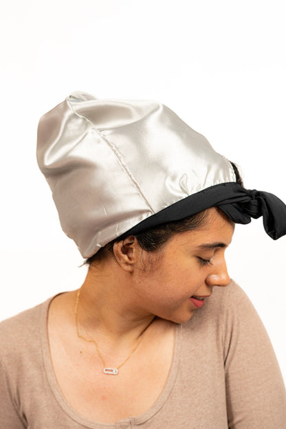 Slip by Curl Cure: Satin Hair Bonnet - #CurlProtection with Tying & Scrunching Option - Curl Cure